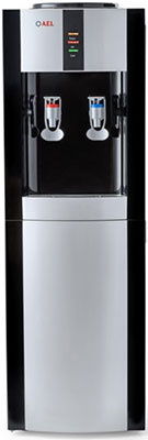 Кулер для воды AEL LС-AEL-47b black/silver с холодильником фото 2