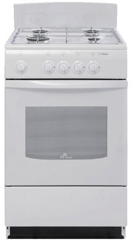 Газовая плита De luxe 5040.38 г (щиток) белый фото 1