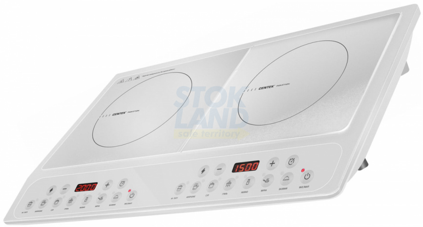 Настольная плита Centek CT-1514 White фото 4