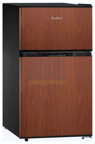 Двухкамерный холодильник Tesler RCT-100 Wood фото 1