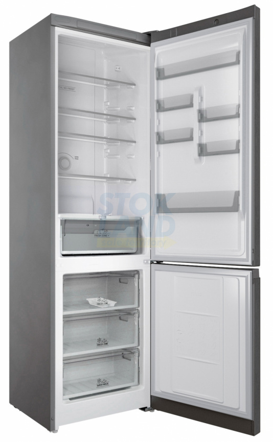 Двухкамерный холодильник Hotpoint HT 6200 MX нержавеющая сталь фото 4