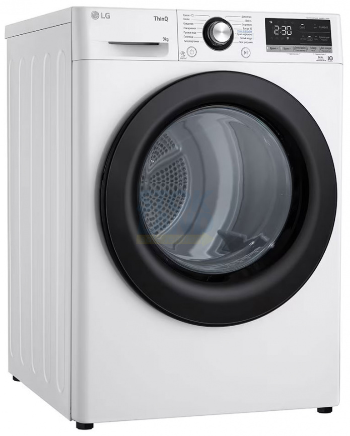 Сушильная машина с тепловым насосом LG DC90V3V6W фото 6