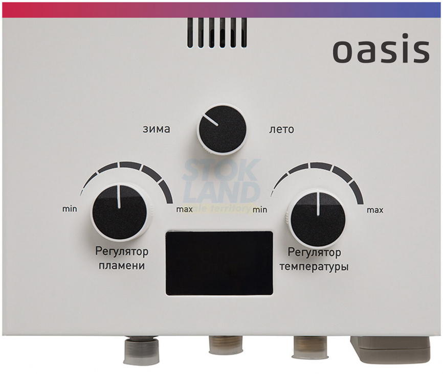 Газовый водонагреватель Oasis OR-24 W белый фото 3