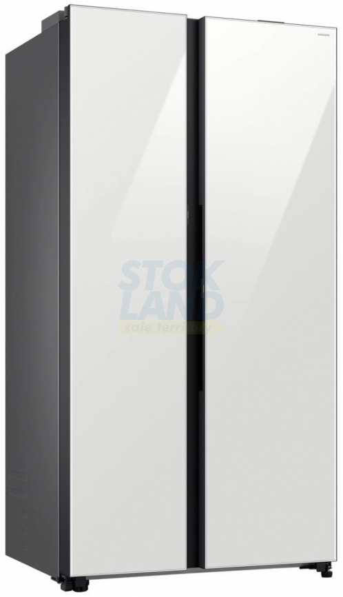 Холодильник Side-by-Side Samsung RS80F65M1WWR белое стекло фото 4