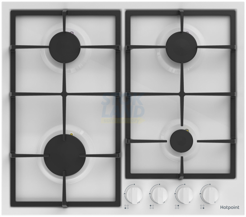 Газовая варочная панель Hotpoint HGMT 642 WH фото 1