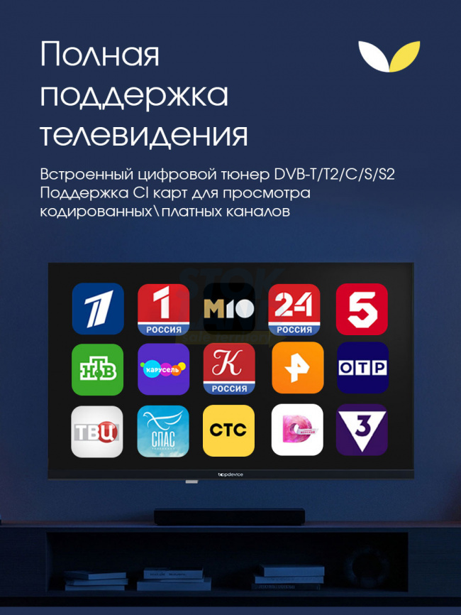 Телевизор Topdevice 24 TDHTV24SHD_BK фото 3