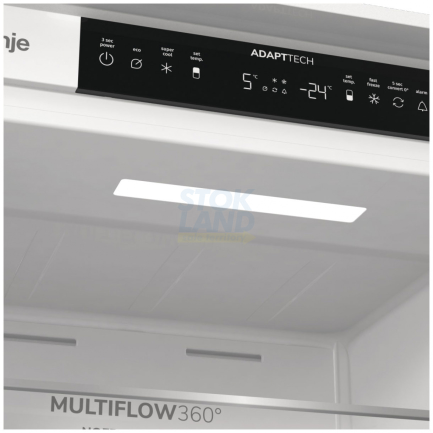 Встраиваемый двухкамерный холодильник Gorenje NRKI519141 фото 8