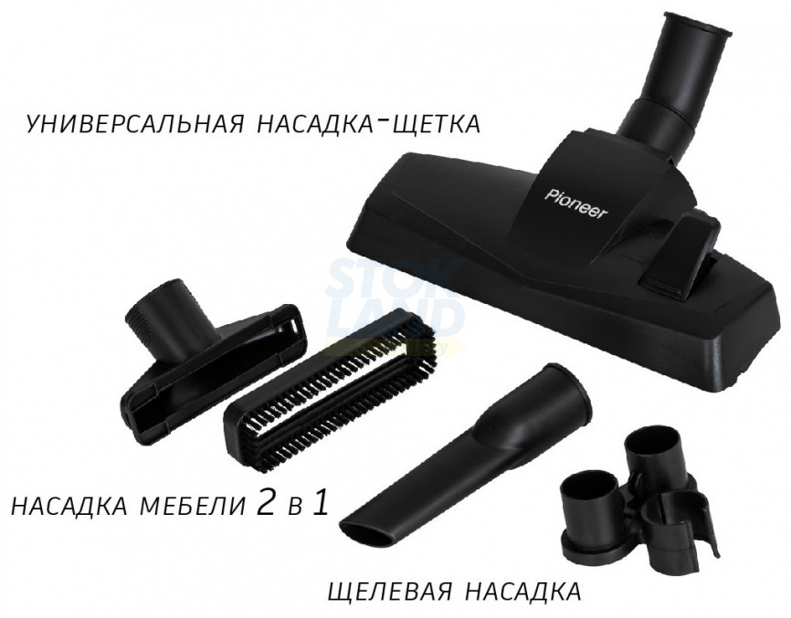 Пылесос напольный Pioneer VC321C azure blue фото 6