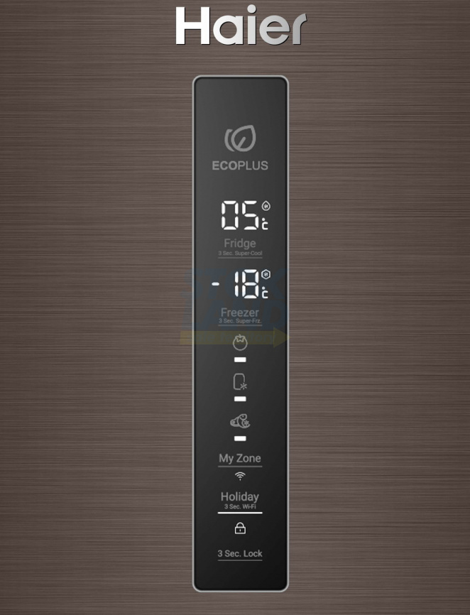 Двухкамерный холодильник Haier C4F740CDBGU1 графитовый фото 10
