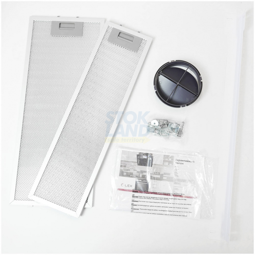 Вытяжка LEX HIDE G 600 WHITE фото 4