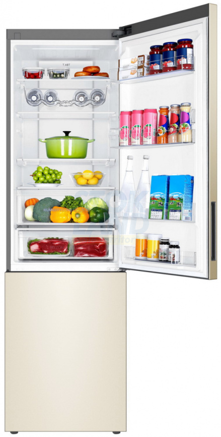 Двухкамерный холодильник Haier C4F640CCGU1 кремовый фото 4