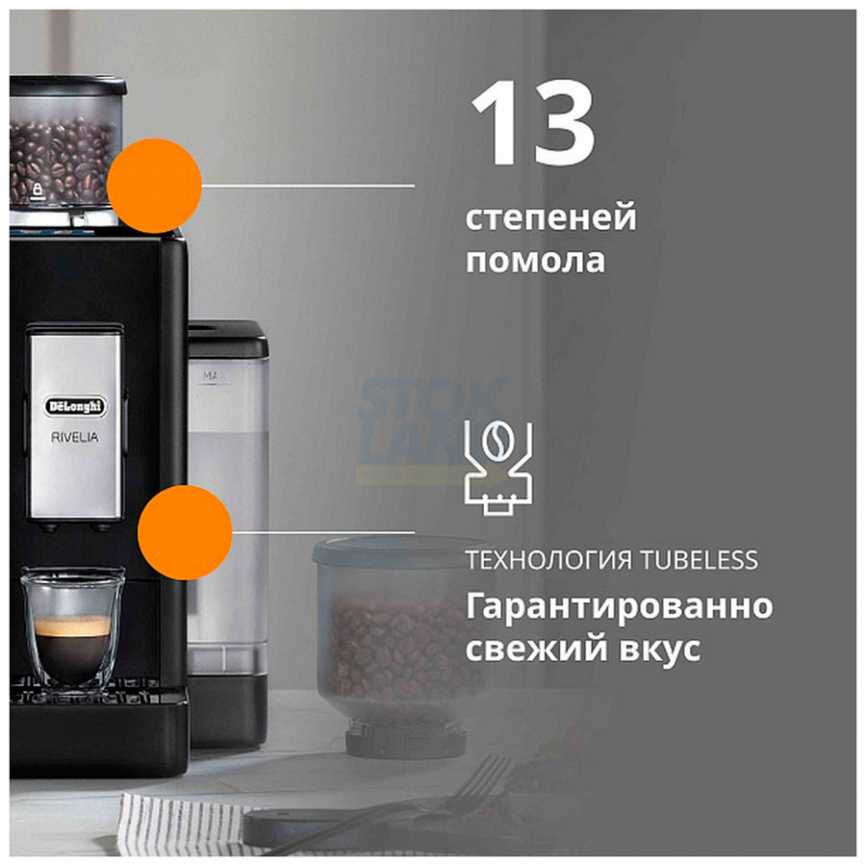 Кофемашина автоматическая De’Longhi EXAM440.35.B фото 8