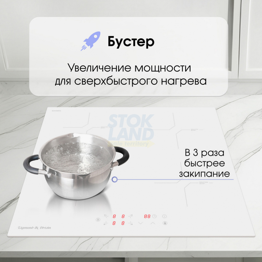 Электрическая варочная панель Zigmund & Shtain CI 33.6 W фото 6