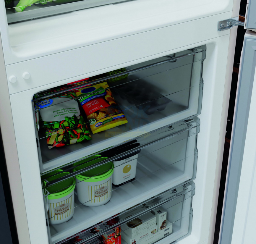 Двухкамерный холодильник Hotpoint HT 5180 AB мраморный фото 2