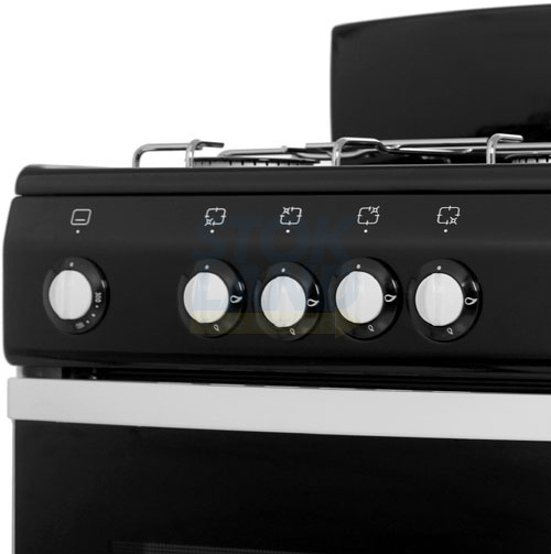 Газовая плита De luxe 5040.38 г (щиток) черный фото 4