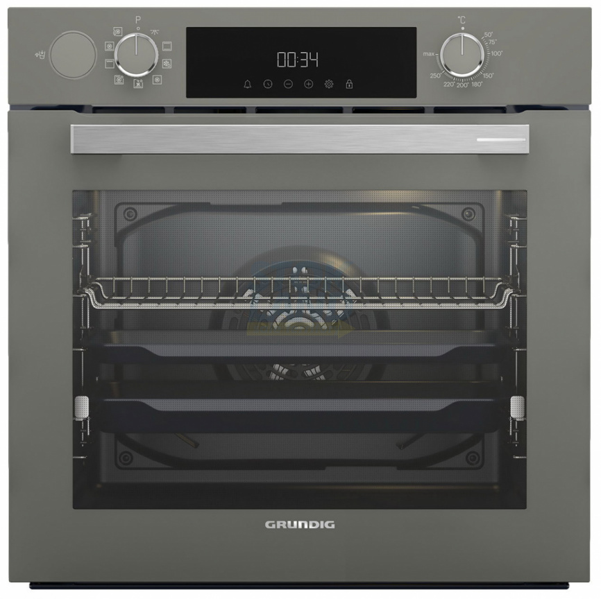 Электрический духовой шкаф Grundig GEDM12300G серый фото 1