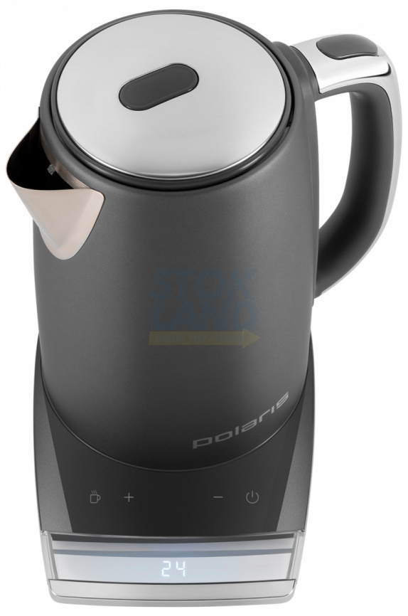 Чайник электрический Polaris PWK 1755CAD WIFI IQ Home, серый фото 3