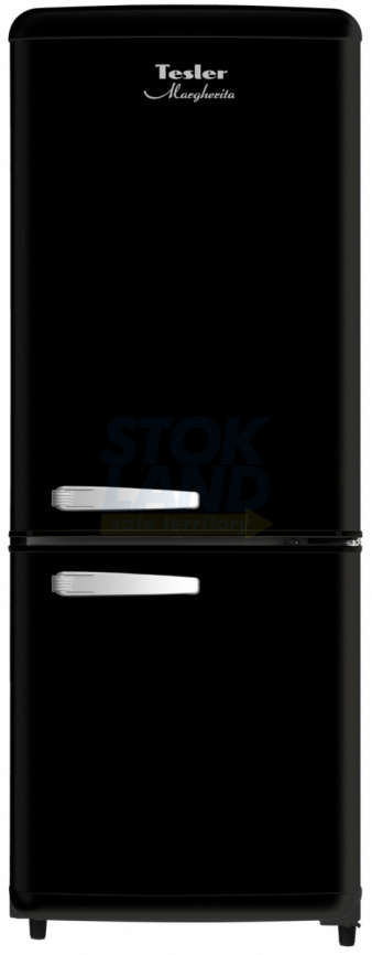 Двухкамерный холодильник Tesler RB-107 BLACK фото 1