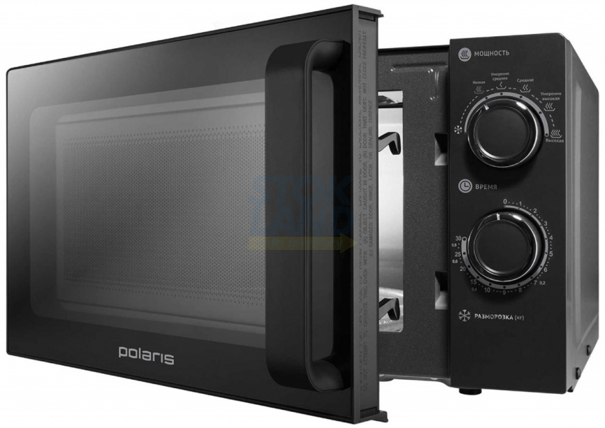 Микроволновая печь - СВЧ Polaris PMO 2001 RUS, графитовый фото 6