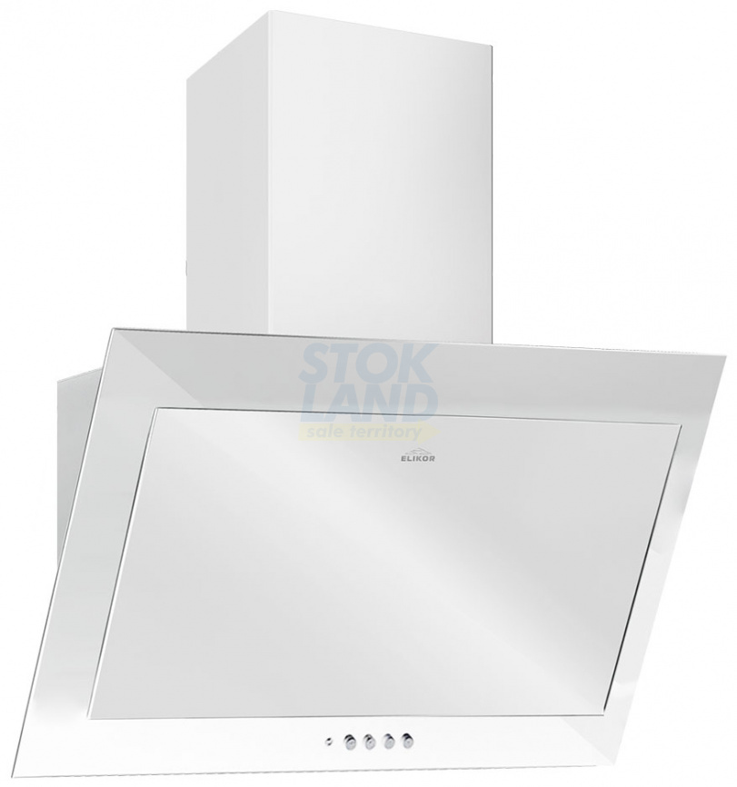 Вытяжка Elikor Коралл 60П-430-К3Д КВ II М-430-60-569 белый/белое.стекло фото 1