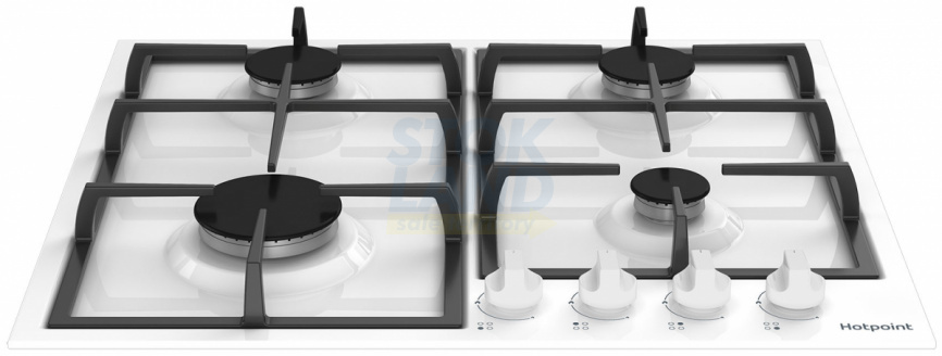 Газовая варочная панель Hotpoint HGMT 642 WH фото 3