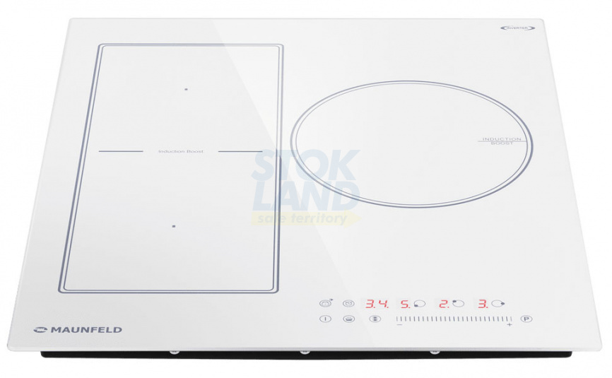 Электрическая варочная панель Maunfeld CVI453SBWH Inverter фото 2