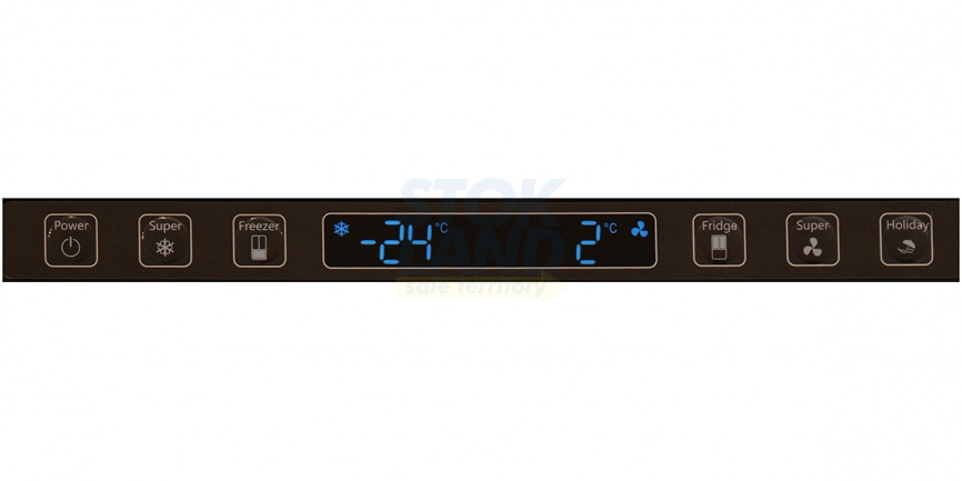 Двухкамерный холодильник Gencool GDM-717WH нержавейка фото 10