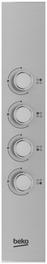Газовая варочная панель Beko HIGG 641C3 SX фото 6