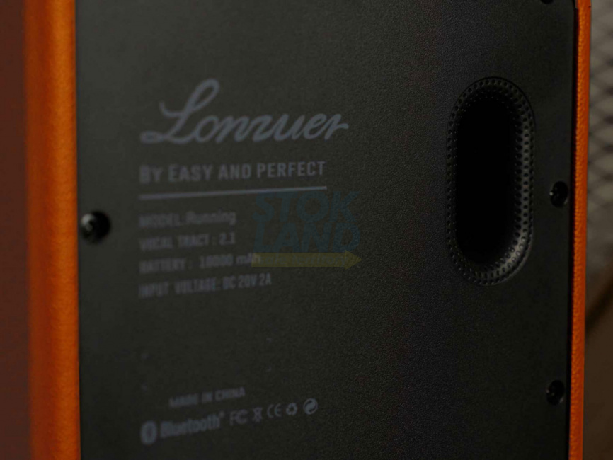Портативная колонка с двумя микрофонами Lonzuer Running оранжевый фото 6