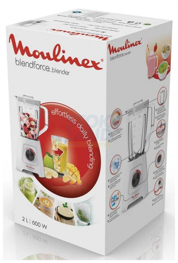 Блендер стационарный Moulinex Blendforce 2 LM42Q110, белый/серый фото 13