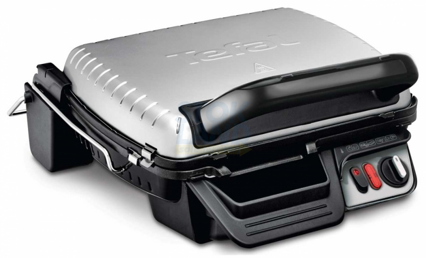 Электрогриль Tefal Health Grill Comfort GC306012, серебристый/черный фото 1