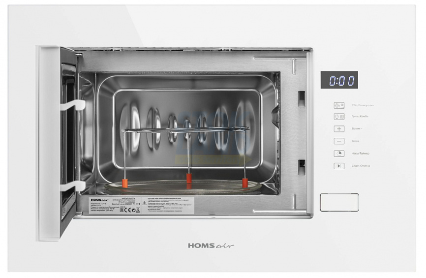 Встраиваемая микроволновая печь СВЧ Homsair MOB205WH фото 2