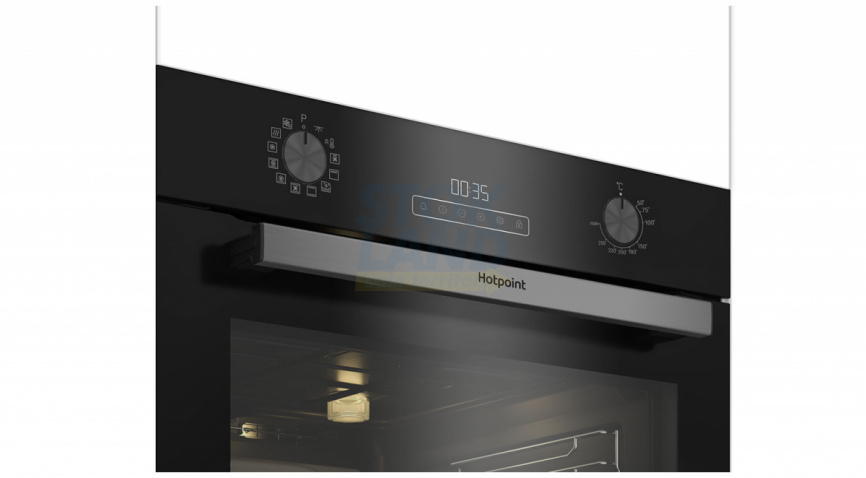 Электрический духовой шкаф Hotpoint HFE9 1231 JSH BLG, черный фото 5
