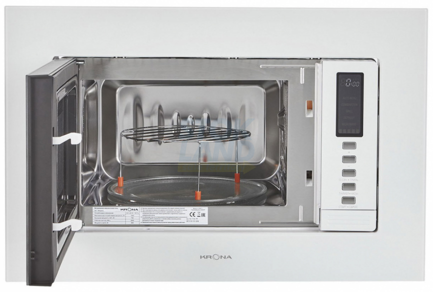 Встраиваемая микроволновая печь СВЧ Krona RAUM 60 WH фото 2
