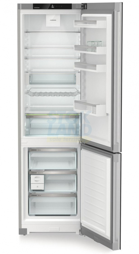 Двухкамерный холодильник Liebherr CNgbc 5723-22 001 NoFrost черное стекло фото 4