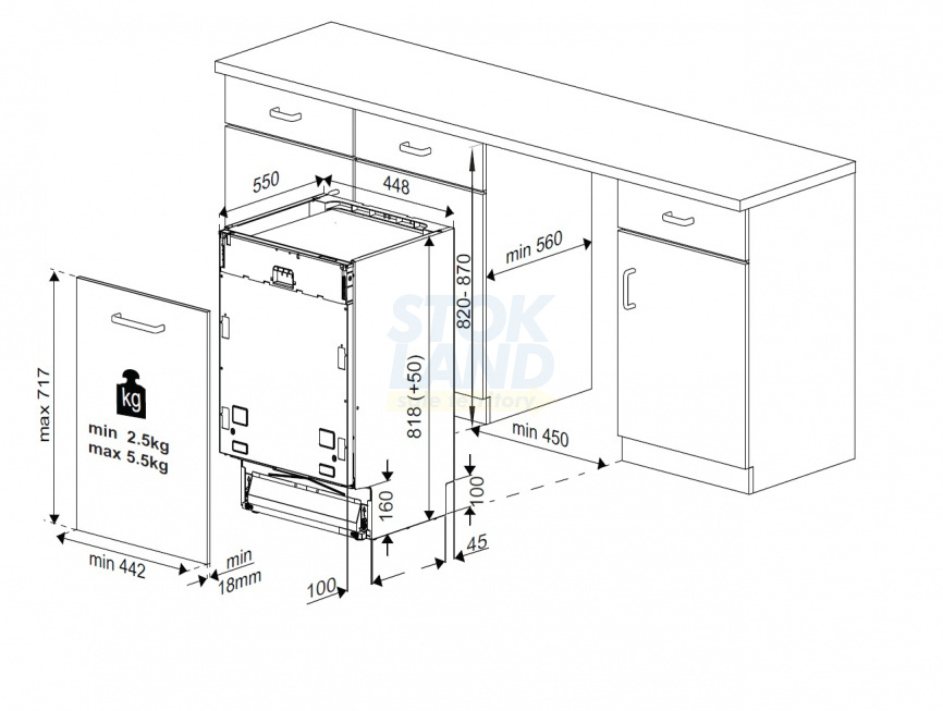 Встраиваемая посудомоечная машина Beko BDIS38120A фото 6