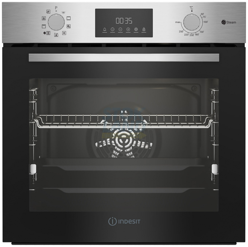 Электрический духовой шкаф Indesit IFSE 3841 J IX, нержавеющая сталь фото 1