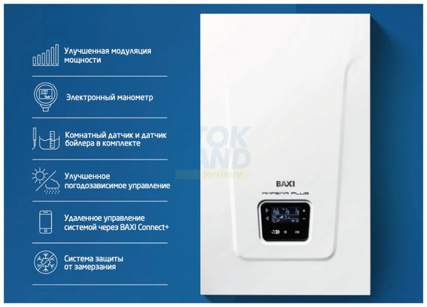 Котел электрический Baxi AMPERA Plus 12 фото 4