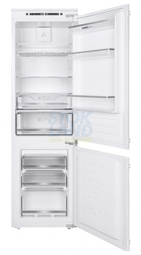 Встраиваемый двухкамерный холодильник Homsair FB177NFFW Inverter фото 8