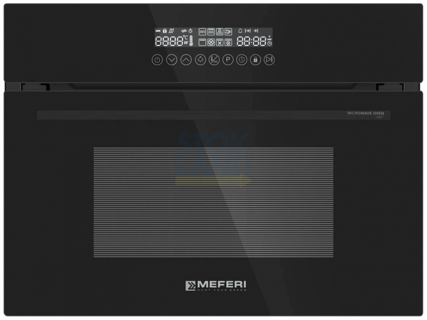 Электрический духовой шкаф Meferi MEO607BK MICROWAVE фото 1