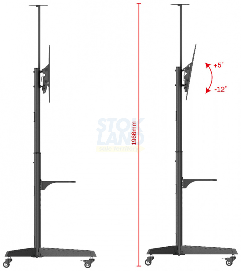 Кронштейн UniTeki SNM006AVB black фото 4
