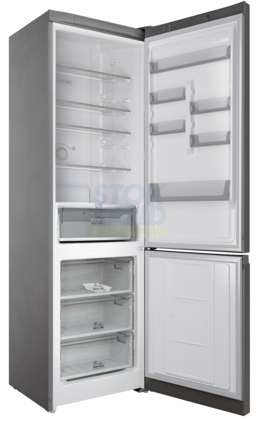 Двухкамерный холодильник Hotpoint HT 6200 S серебристый фото 3