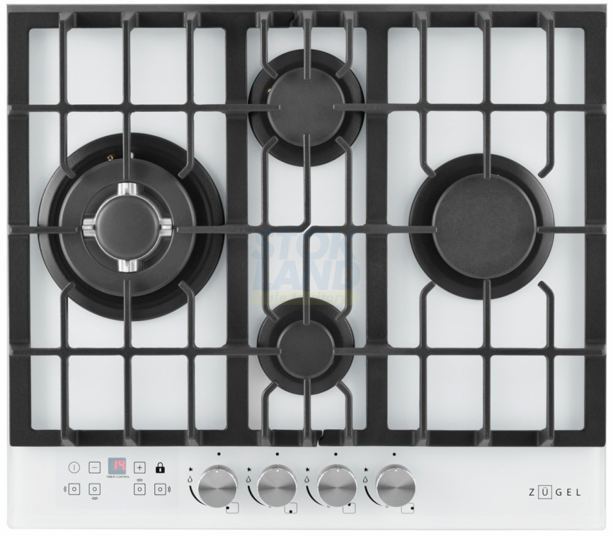 Газовая варочная панель Zugel ZGH600W фото 1