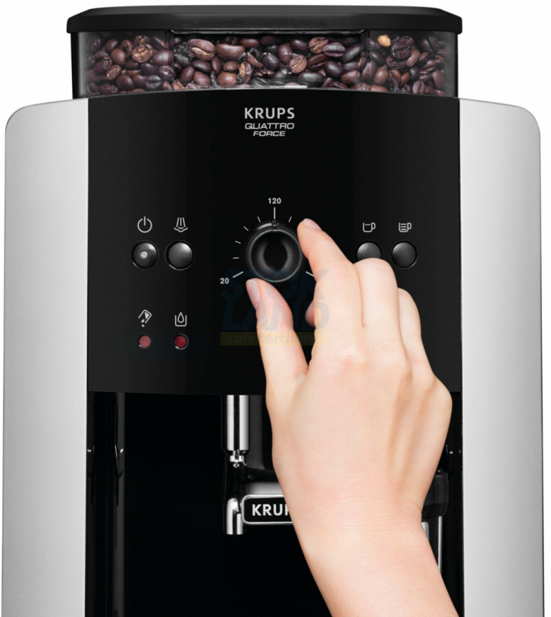 Кофемашина автоматическая Krups Arabica EA811810 черный/ серебряный фото 9
