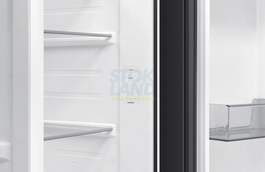 Холодильник Side-by-Side Samsung RS80F65M1WWR белое стекло фото 6