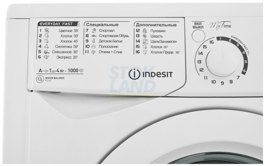 Стиральная машина Indesit EWUC 4105 фото 7