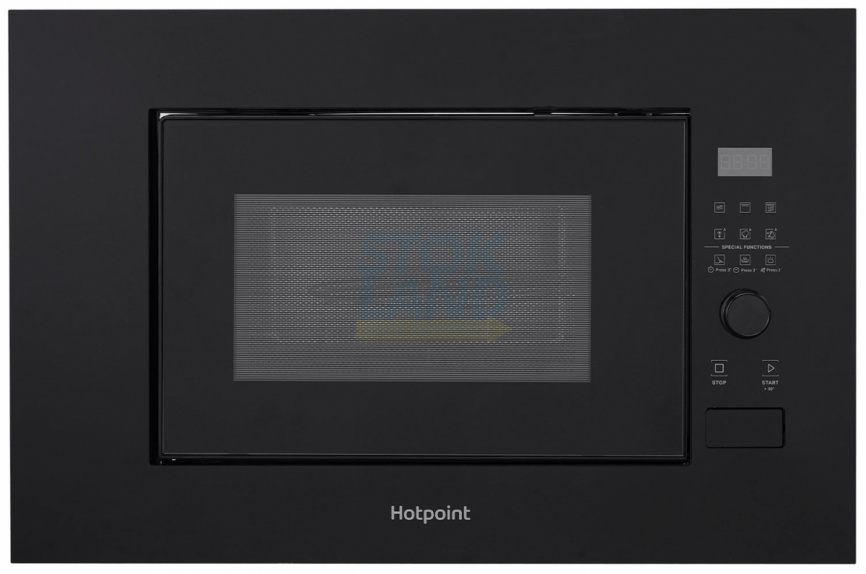 Встраиваемая микроволновая печь СВЧ Hotpoint MF20G BL H, черный фото 1