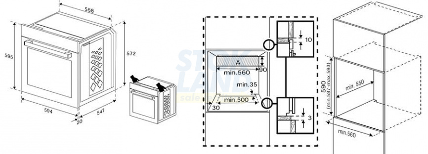 Электрический духовой шкаф Indesit IFE 3644 J IX фото 7