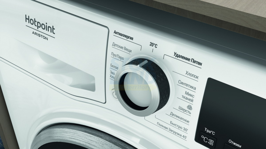 Супер узкая стиральная машина Hotpoint NUS 5015 S RU фото 11