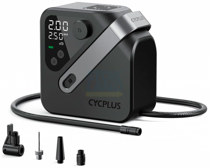Портативный насос Cycplus с аккумулятором, AL7 фото 10